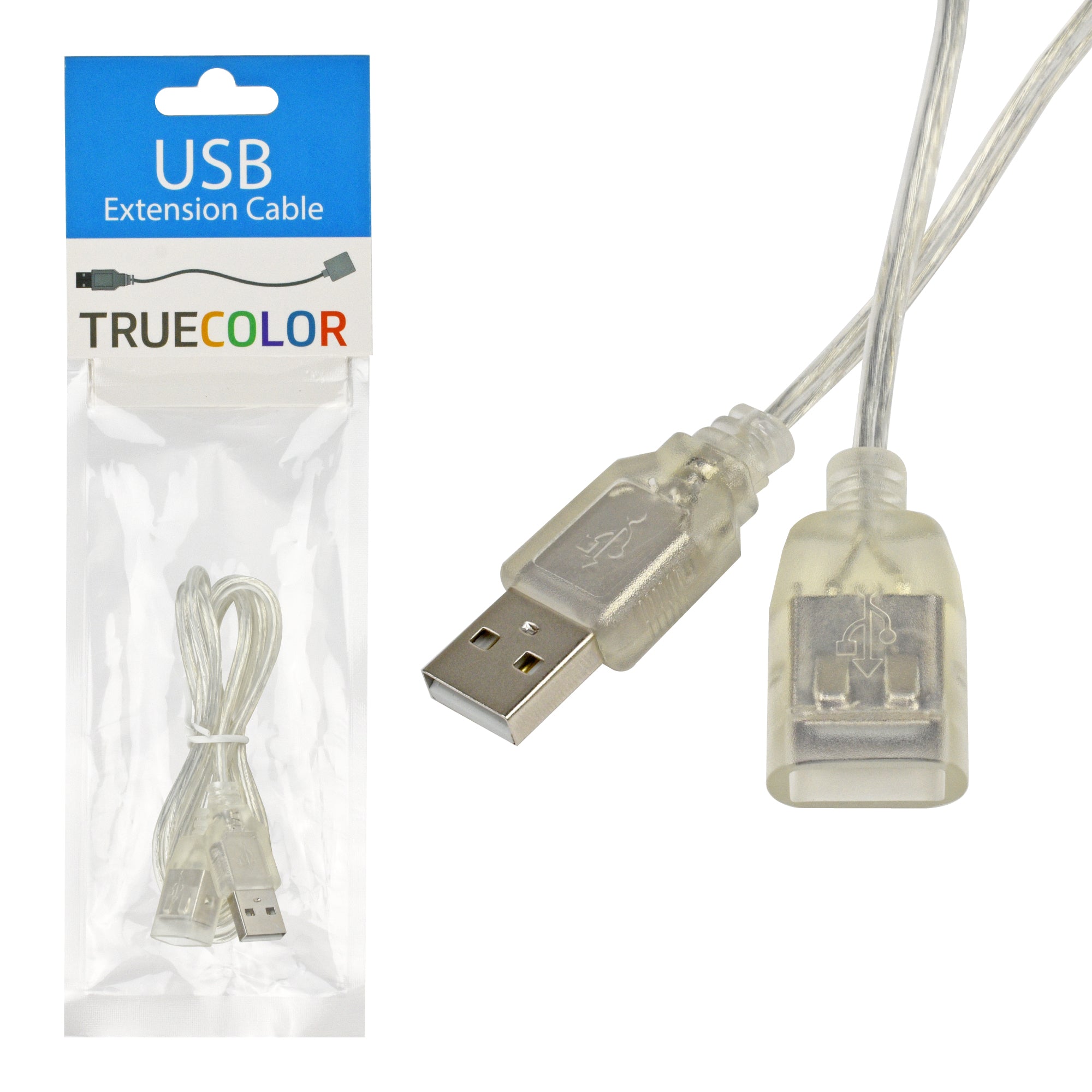 TrueColor® USB Extension Cable - USB-A Male to Female Cable