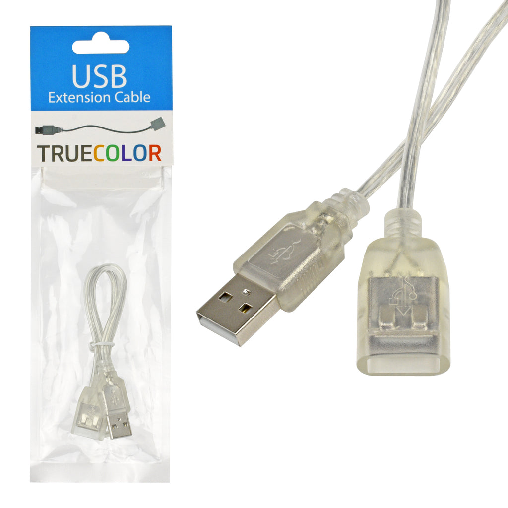 TrueColor USB Extension Cable - USB-A Male to Female Cable