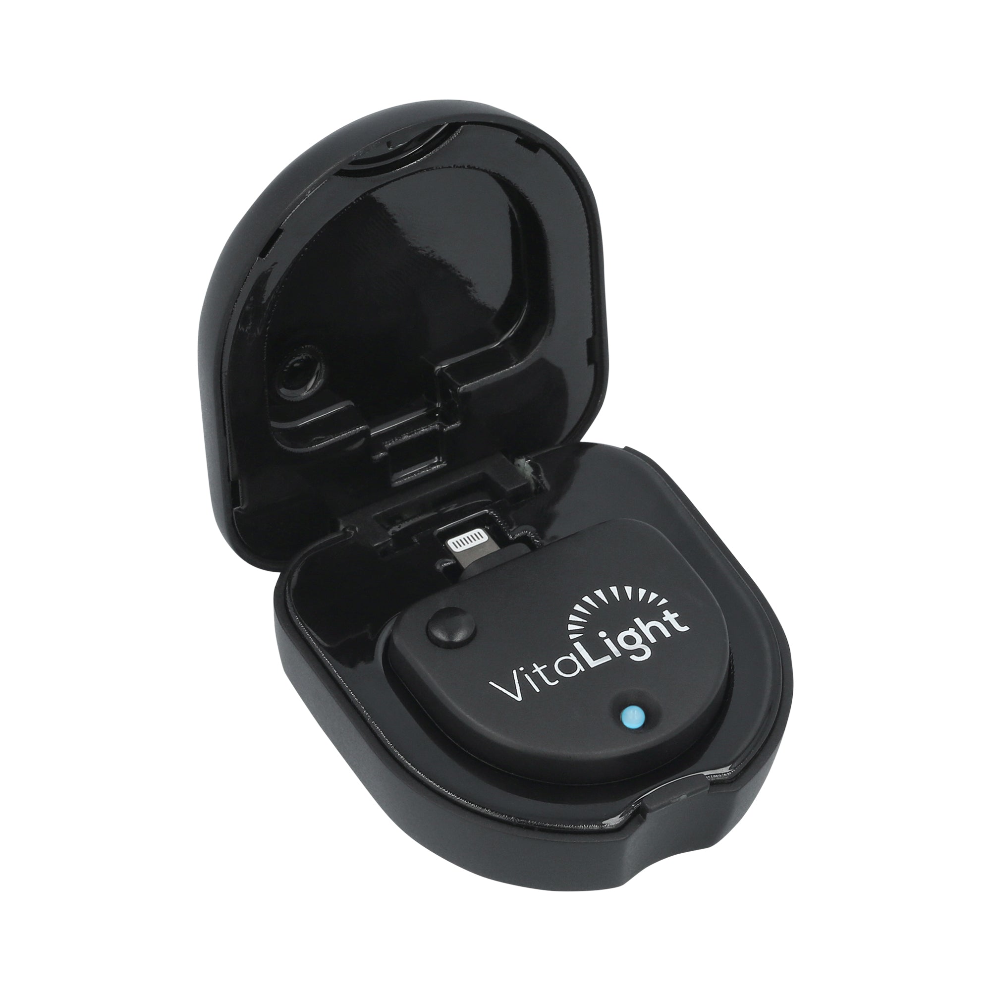 UVC sanitizing light in portable carrying case
