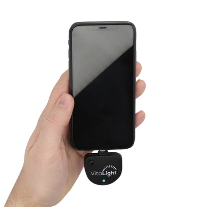 Apple iPhone powering portable UV light wand