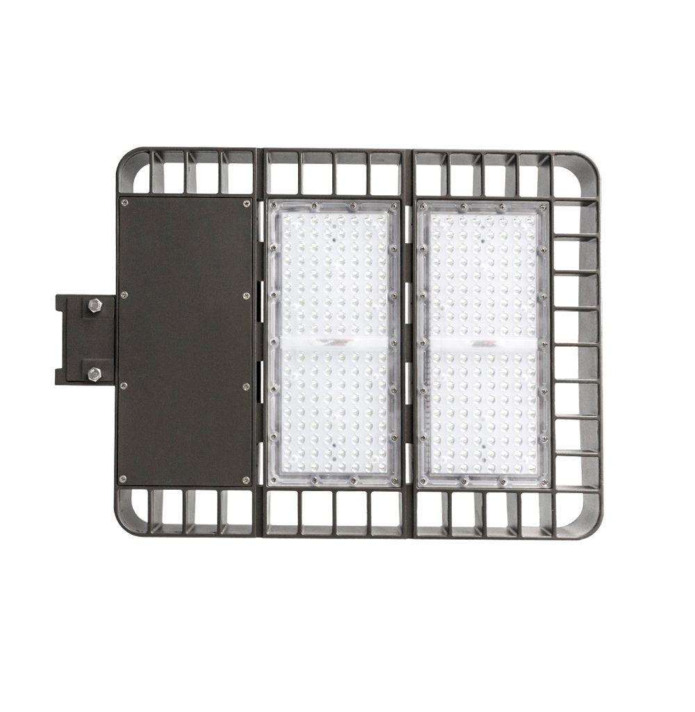 bottom view of led area light