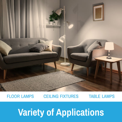 a21 bulb being used in living room lamp