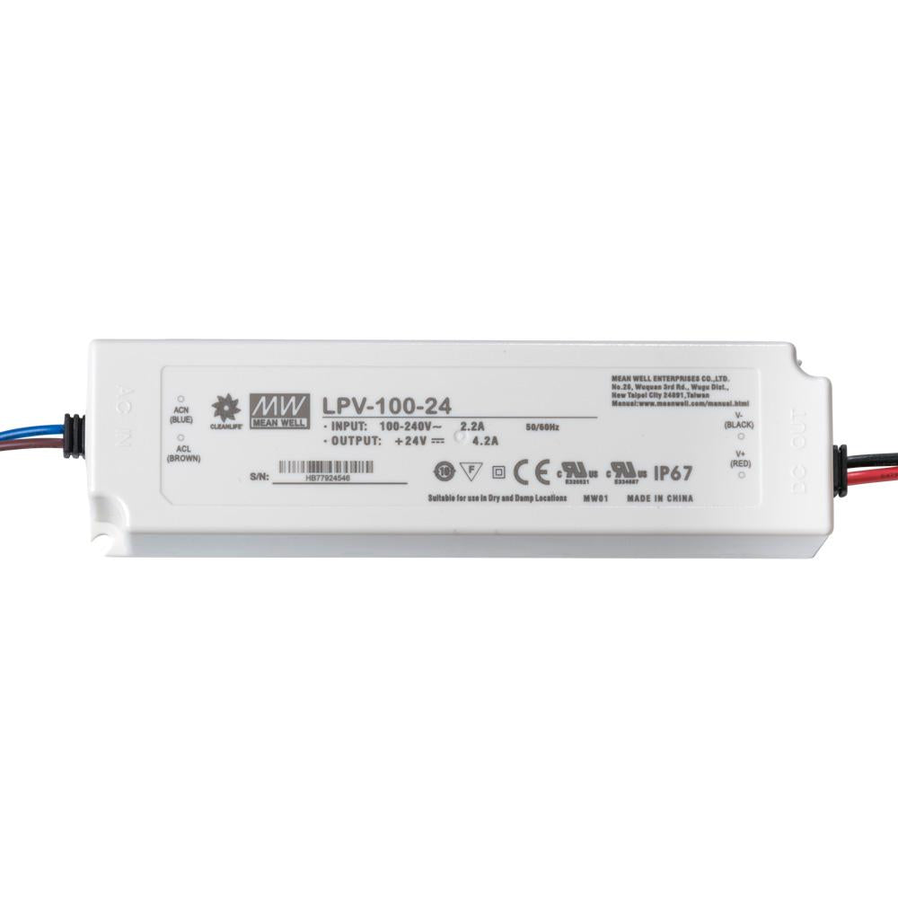 led ballast driver on white background