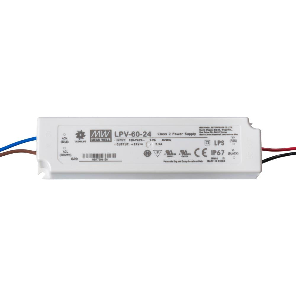 led ballast driver on white background