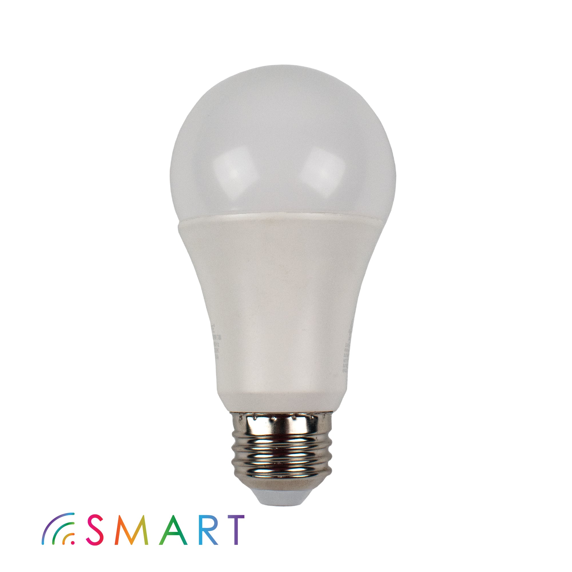 a19 bulb on white background