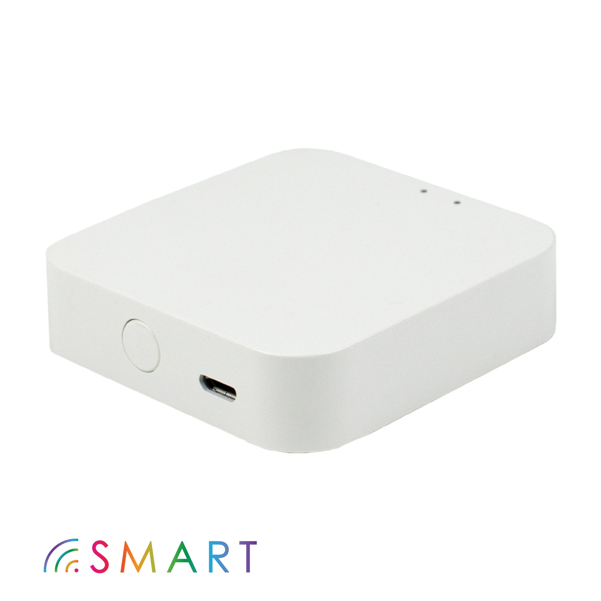 smart bluetooth mesh hub on white background