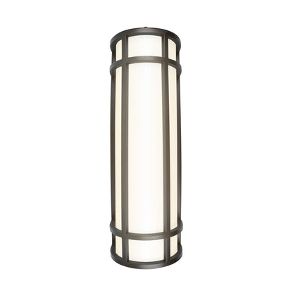 black wall sconce on a white background