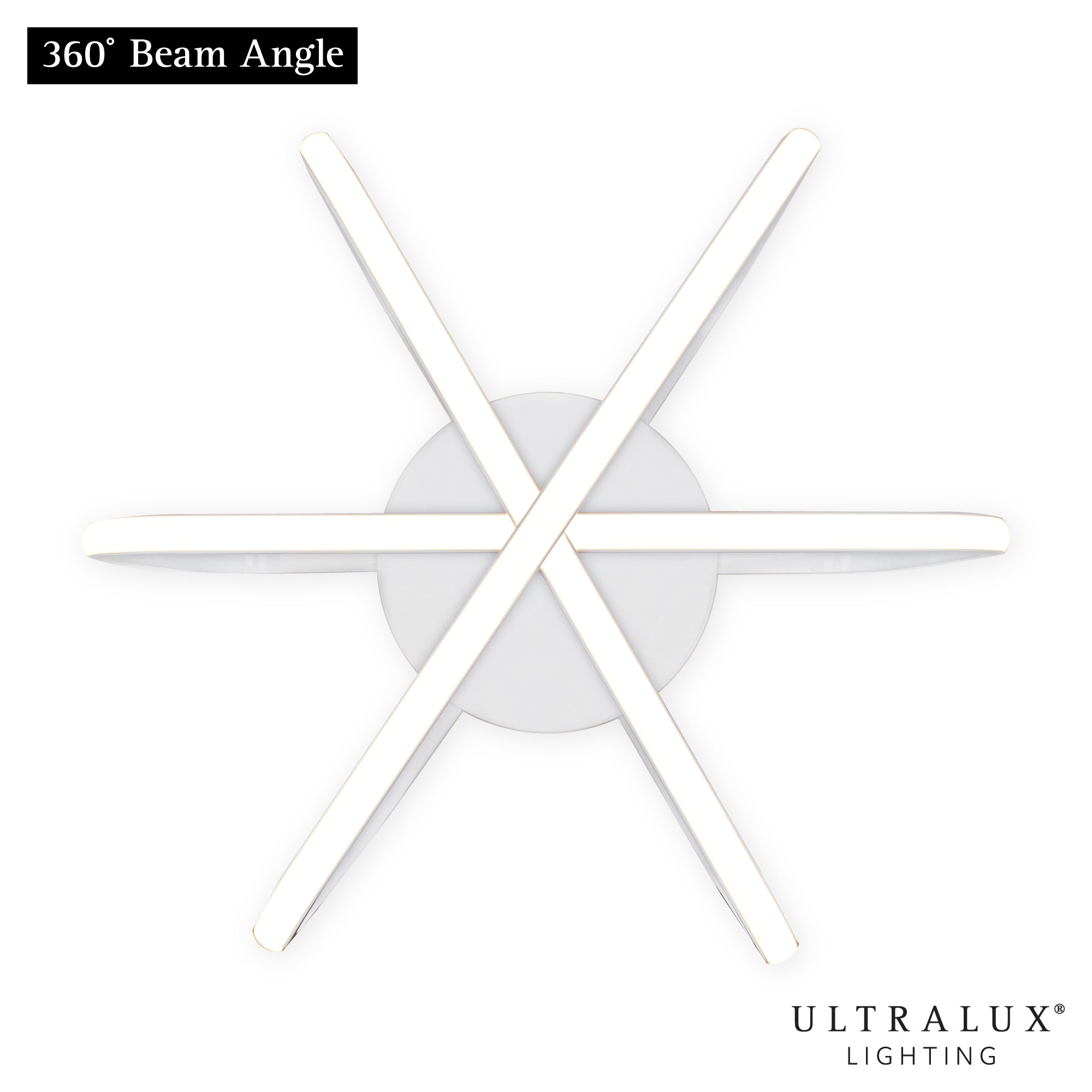 ULTRALUX® 15" Modern LED Atom Ceiling Fixture