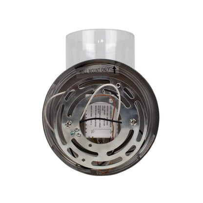 electrical wire hookups of led candle wall light
