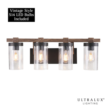 Rustic Vanity 4-Light