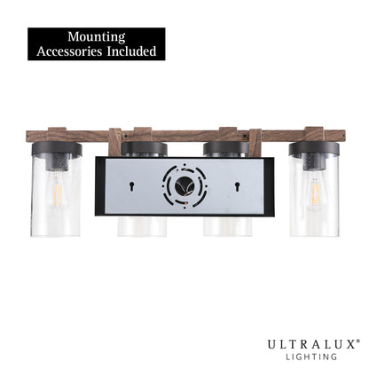 Rustic Vanity 4-Light