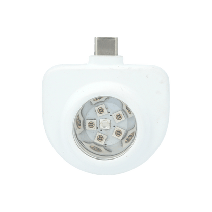 uv disinfection light on transparent background